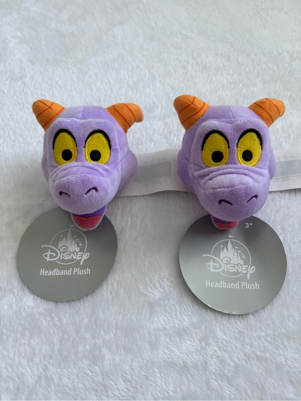 Disney Create Your Own Headband Figment Plush Set of Two NWT